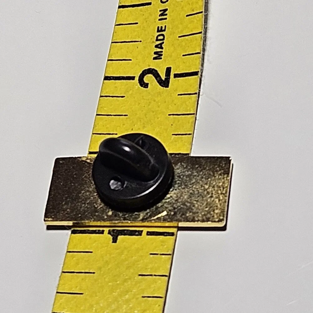 Be Positive Productive Proud Pin Black & Gold Tone